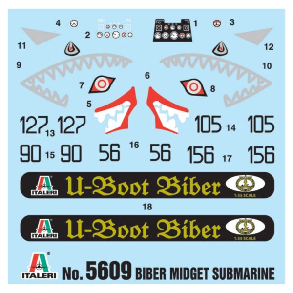 Biber Midget Submarine - 1/35 - Italeri - Image 3