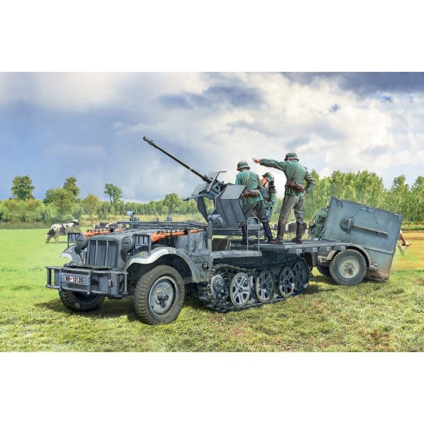 SD.KFZ.10/4 with FLAK 30 and crew - 1/35 - Italeri - Image 4