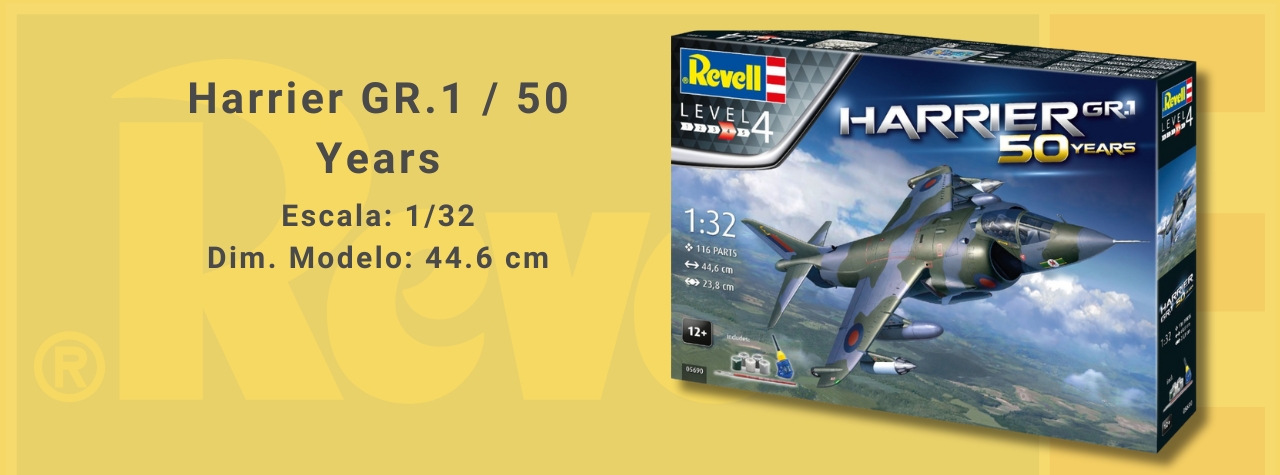 Panzer MX - Harrier GR.1, 50 Años – 1/32 – Revell