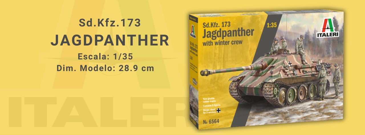 Panzer MX - Sd.Kfz.173 JAGDPANTHER with winter crew