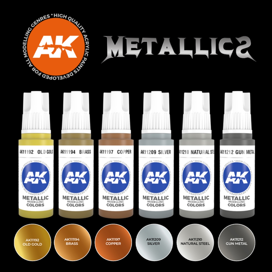 Panzer MX - AK METALLICS COLORS SET(2)