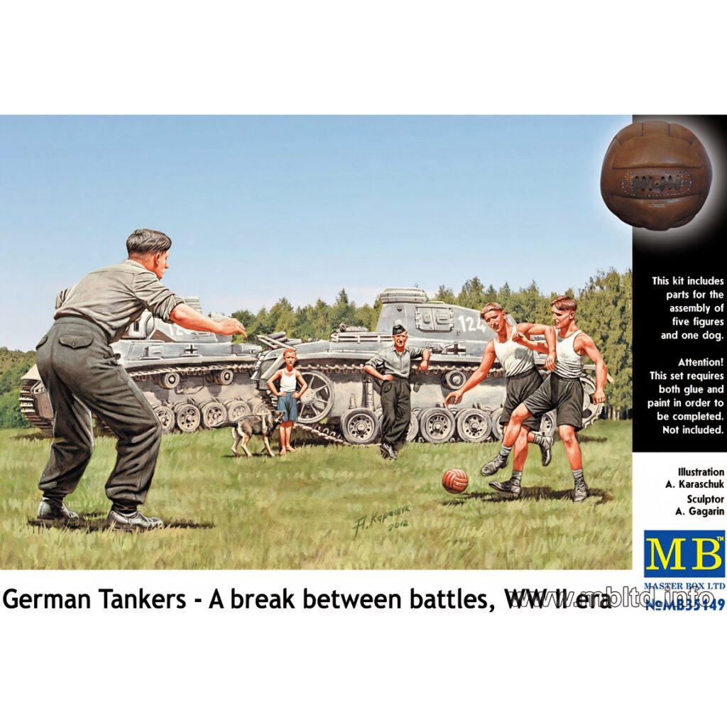 Panzer MX - Panzer MX - 135 German Tankers A Break Between Battles WW II Era
