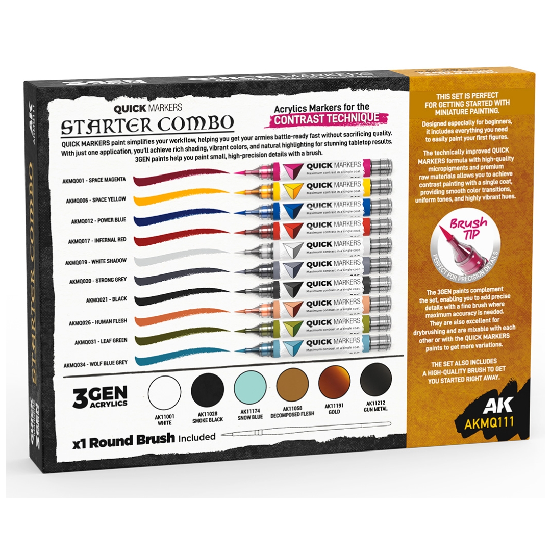 Panzer MX - STARTER COMBO – QUICK MARKER + 3GEN + FREE BRUSH